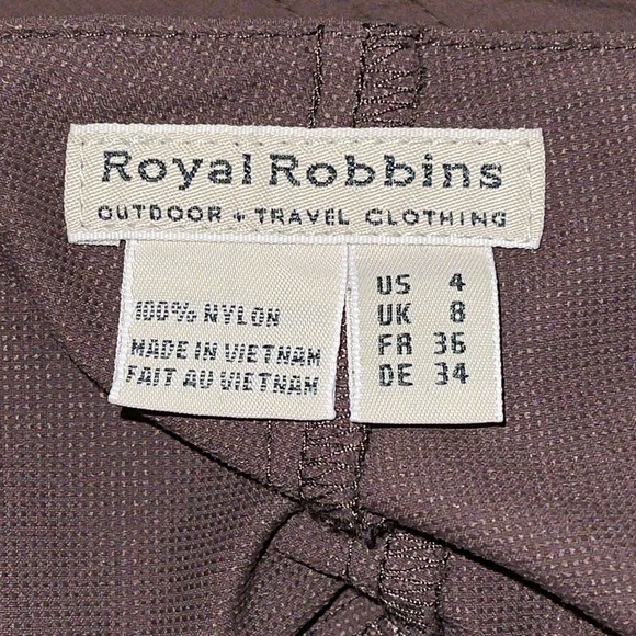 Royal Robbins Brown Nylon Skirt with Builtin Shorts - Picture 5 of 7